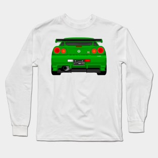 GTR R34 GREEN Long Sleeve T-Shirt